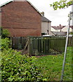 Electricity substation on the west side of  St John