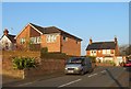 Rear view of houses in Highfield Road