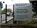 H3398 : Sign, Lifford Community Hospital by Kenneth  Allen