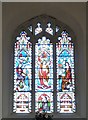SD5805 : Stained glass in All Saints by Gerald England