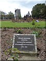 Peace plaque in Castle Park