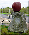 Apple sculpture at Robert Street