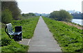 Trent-side path at Gainsborough