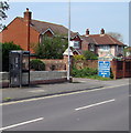 Berrow Road phonebox, Burnham-on-Sea