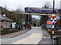 Train crossing the Glenbruar Viaduct