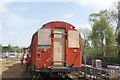 View of the rear of the L11 1927 Central line locomotive at Epping Station