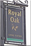 SK4832 : Sign of The Royal Oak by David Lally