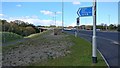 SD4964 : The Bay Gateway, Footpath Signpost by Simon Harmsworth