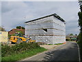 Barn at Yew Tree Farm during conversion