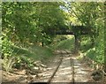 View of the footbridge from the Epping to Ongar Railway #2