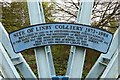 Linby Colliery memorial plaque