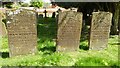 Graves in Newbold-on-Stour churchyard