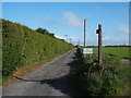 Track (footpath) to Great Holland Mill