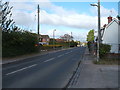 Bus stop on Thorpe Road (B1033), Kirby Cross