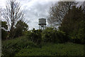 Water Tower from the footpath to Main Road