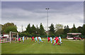 Goalmouth action at Edge Green Street, Ashton Town FC