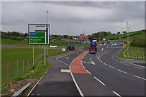 SD4764 : Heysham to M6 link road junction by Ian Taylor