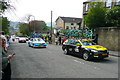 Tour de Yorkshire, Clifton, Team cars on Clifton Common