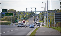 SP3475 : Junction of A45, A46 and A444 near River Sowe Bridge, southeast Coventry by Robin Stott