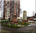 Two War Memorials in Flint town centre