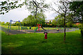 SD4005 : Play area behind Belvedere Park, Town Green, Aughton by Gary Rogers
