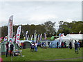 The assembly area on Day 2 of the JK International Orienteering Festival 2017 at Heyshott Green