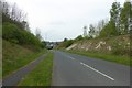 Road descends under the A1(M)