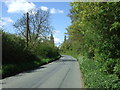 Minor road towards Lavenham