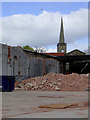 Demolished former bus depot in Wolverhampton