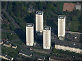 Blagrayhill towerblocks from the air