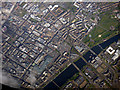 Glasgow city centre from the air