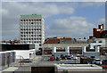 SO9198 : Rooftop car park in Wolverhampton by Roger  D Kidd