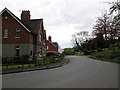 Beelsby  village  street  from  corner  near  Beelsby  Hall