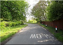 TA1563 : Minor  road  junction  with  A165 by Martin Dawes