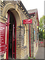 Entrance to Haworth railway station