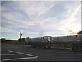 Lorry parked on the A12 north of Woodbridge