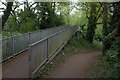 Alban Way footbridge over Wellfield Road/Wells Way