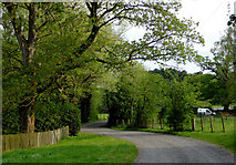SO8688 : Driveway near Greensforge in Staffordshire by Roger  D Kidd