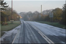 TA1971 : A frosty Newsham Hill Lane by N Chadwick