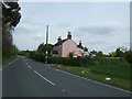 Pink house on Colchester Road (B1025)