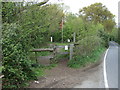 Footpath off Fingringhoe Road, Donyland Heath