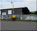 Bilingual Gwyriad/Diversion sign, Albany Street, Crindau, Newport