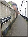 Looking from the High Street into Chancery Lane