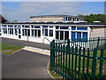 Almond Hill School, looking down towards Yr3/4