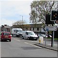 Direction and distances sign, Cowbridge Road, Bridgend