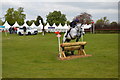 ST8083 : Cross-country jump after the lake at Badminton by Jonathan Hutchins