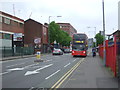 Bus stop on Sherlock Street