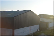 TA1178 : Farm buildings in winter sunshine by N Chadwick
