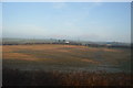 Farmland between railway line and A1039