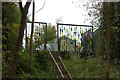 An interesting fence design by the Grand Union Canal